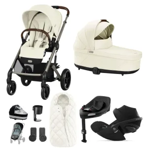 Cybex Balios S Lux Luxury Bundle - Taupe/Seashell Beige