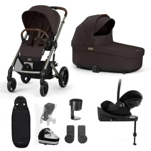 Cybex Balios S Lux Luxury Cloud G Bundle - Taupe / Chocolate Brown