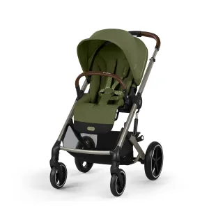 Cybex Balios S Lux Pushchair - Taupe / Moss Green