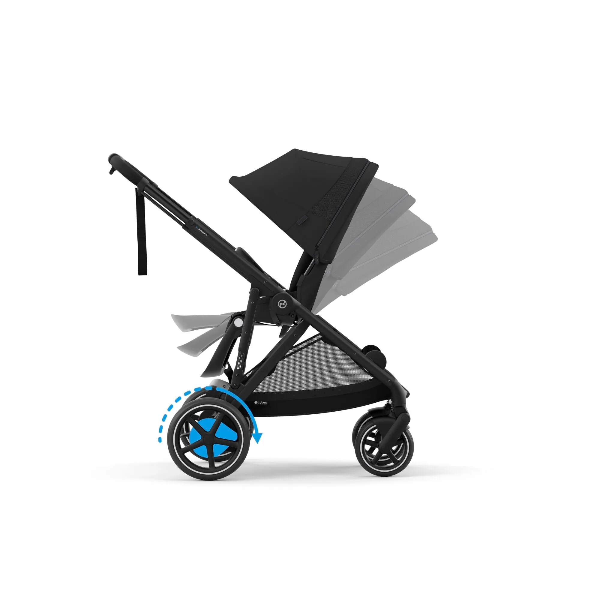 Cybex, e-Gazelle S 11 Piece Cloud T i-Size Bundle, Moon Black