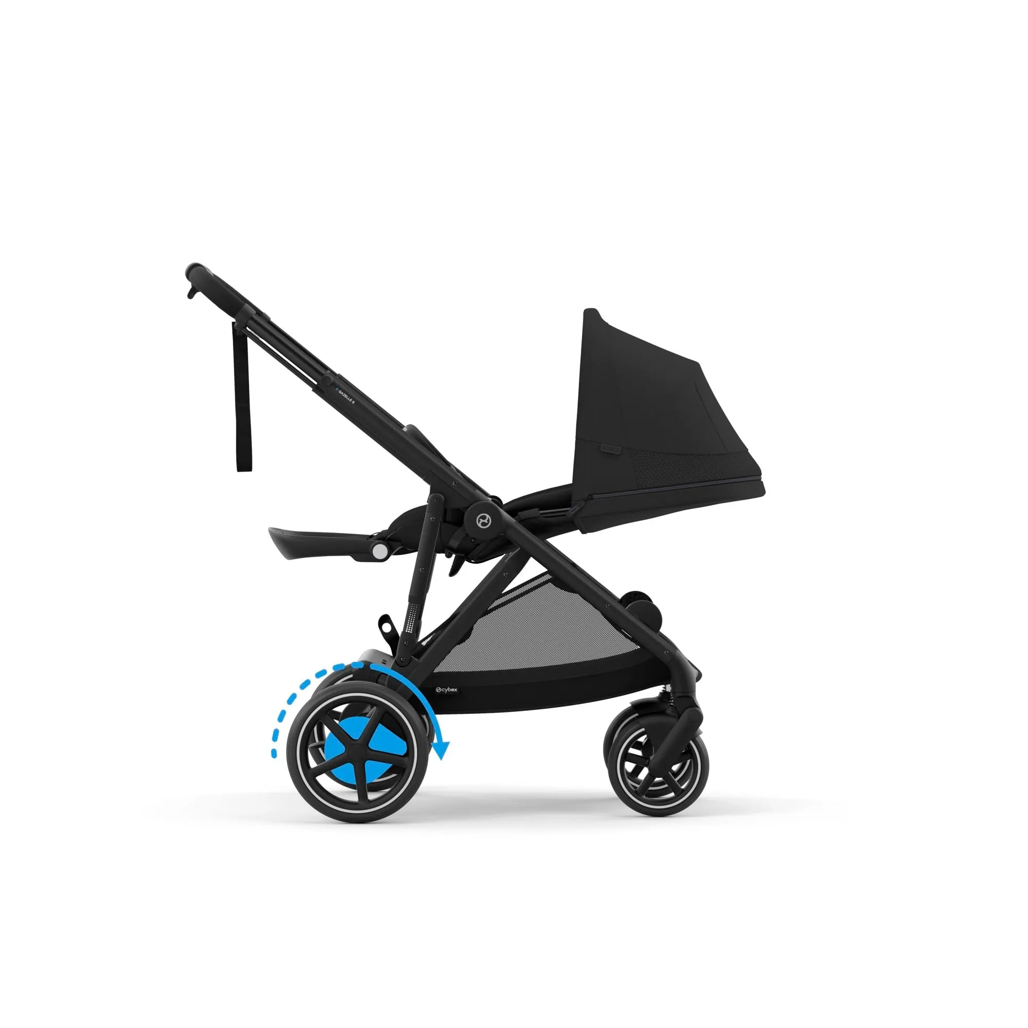 Cybex, e-Gazelle S 11 Piece Cloud T i-Size Bundle, Moon Black