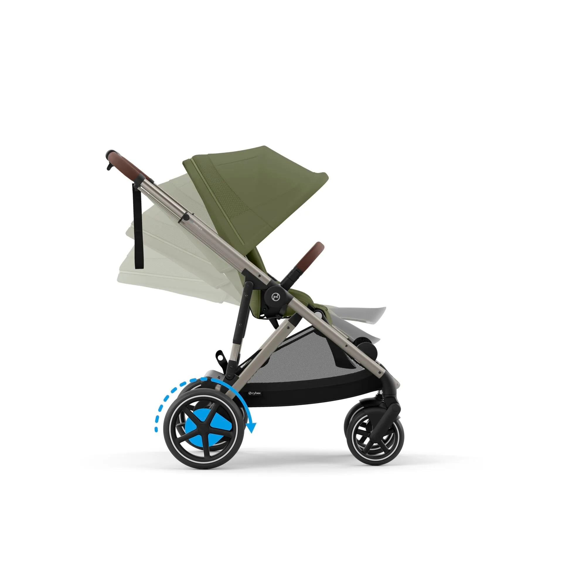 Cybex, e-Gazelle S 11 Piece Cloud T i-Size Bundle, Moss Green