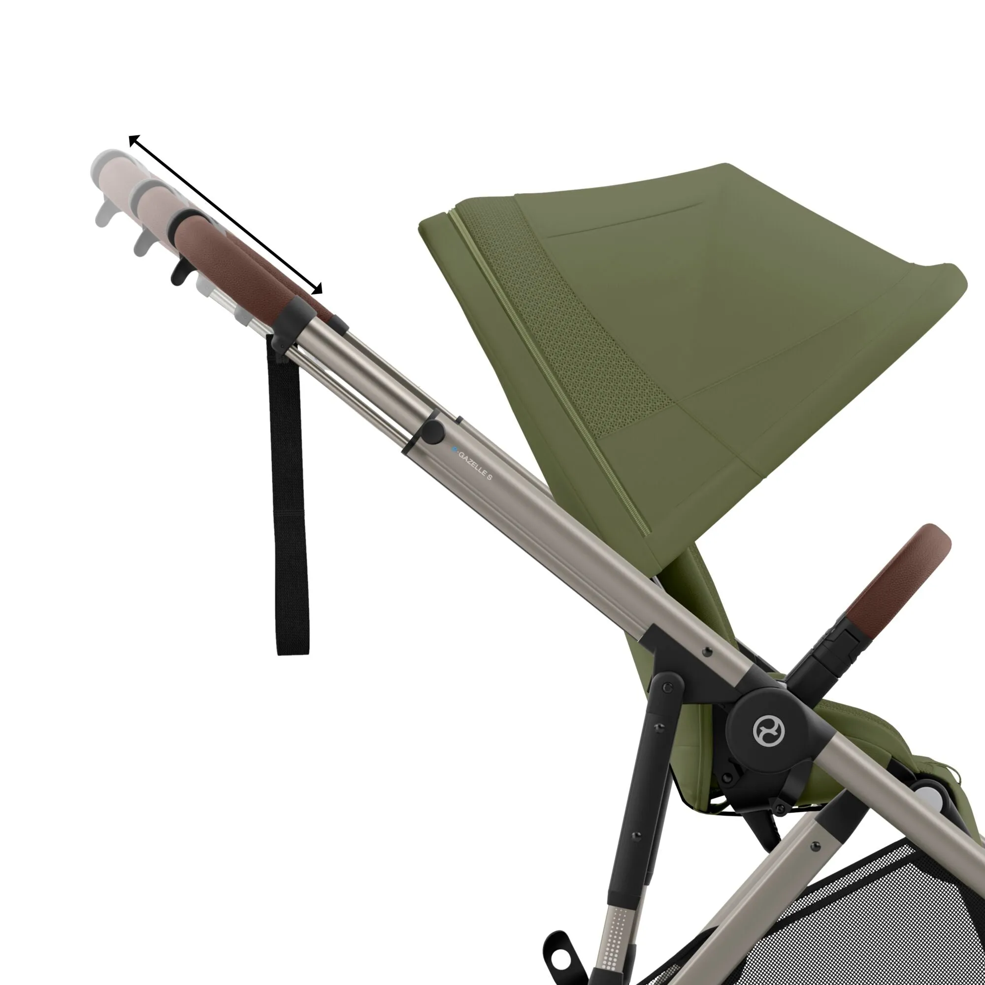 Cybex, e-Gazelle S 11 Piece Cloud T i-Size Bundle, Moss Green