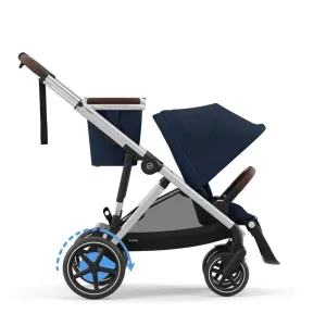 Cybex e-Gazelle S - Silver Frame - Ocean Blue