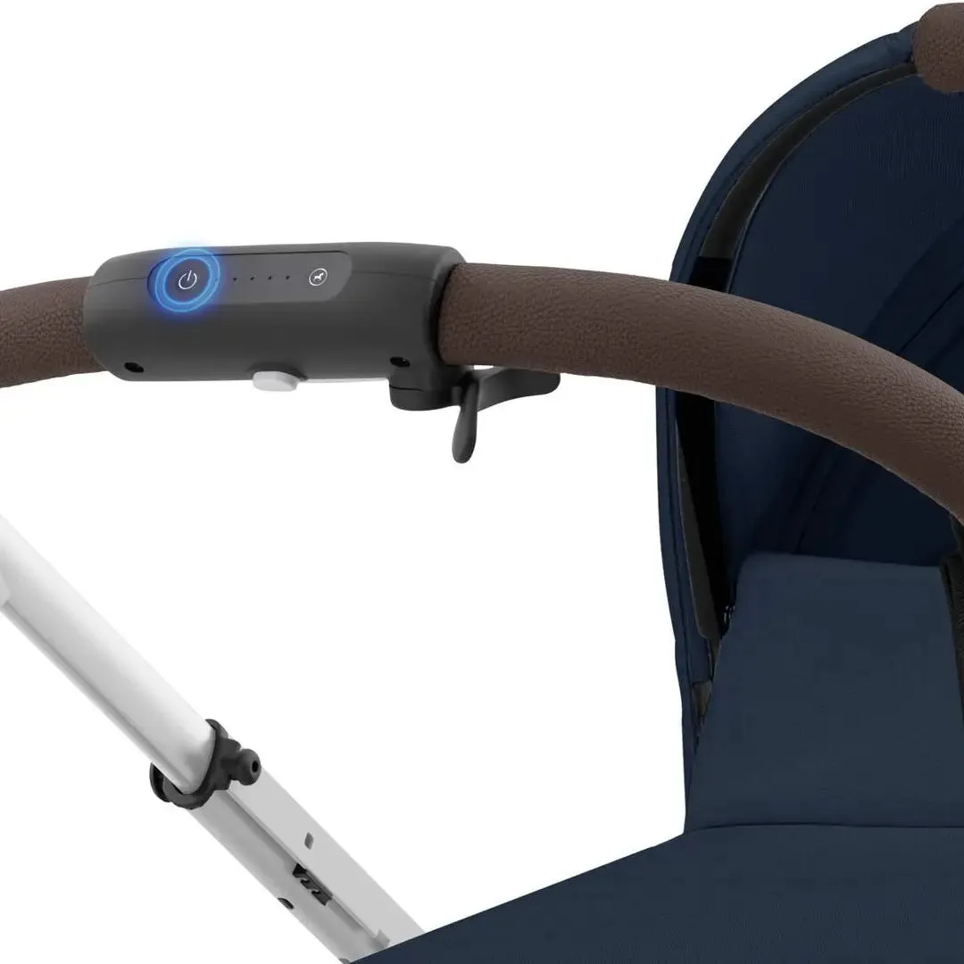 Cybex e-Gazelle S - Silver Frame - Ocean Blue