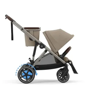 Cybex e-Gazelle S - Taupe Frame - Almond Beige