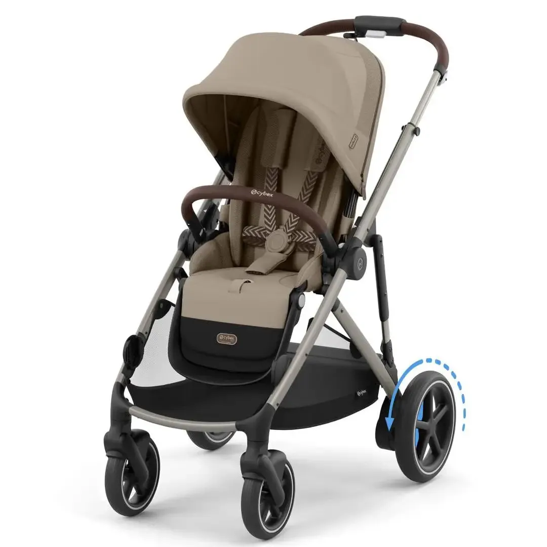 Cybex e-Gazelle S - Taupe Frame - Almond Beige