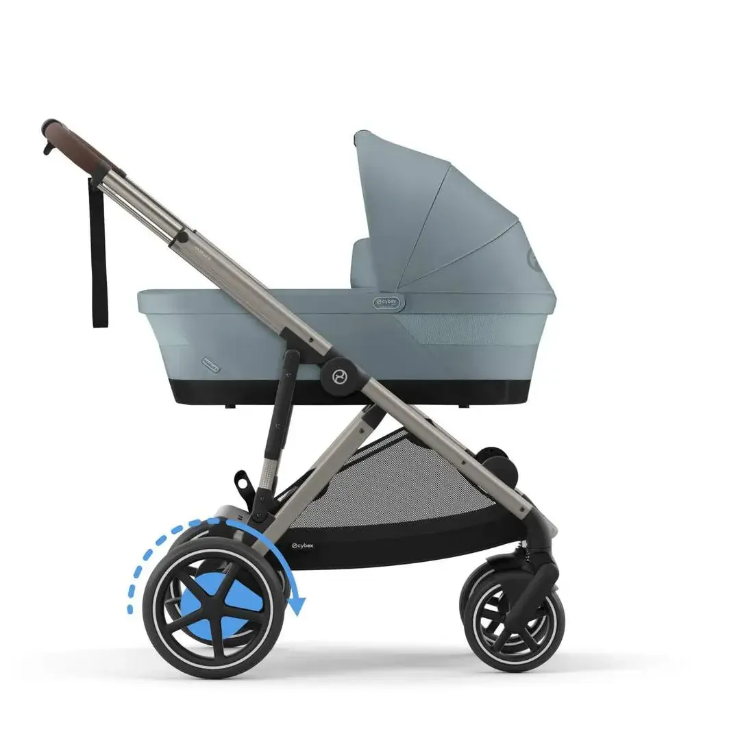 Cybex e-Gazelle S - Taupe Frame - Stormy Blue