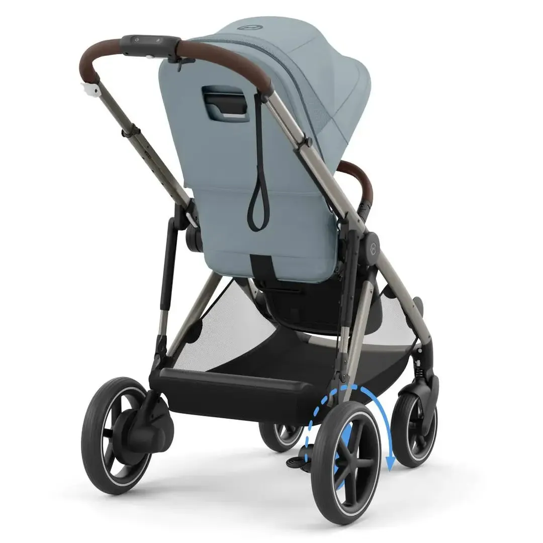 Cybex e-Gazelle S - Taupe Frame - Stormy Blue