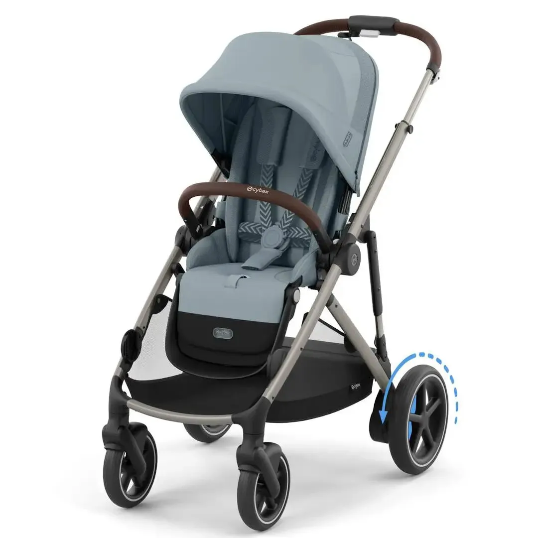 Cybex e-Gazelle S - Taupe Frame - Stormy Blue