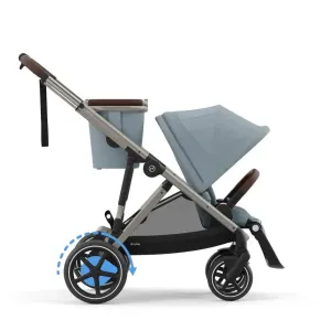 Cybex e-Gazelle S - Taupe Frame - Stormy Blue