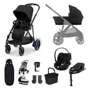Cybex eGazelle S, Cloud G Travel System - Black/Moon Black
