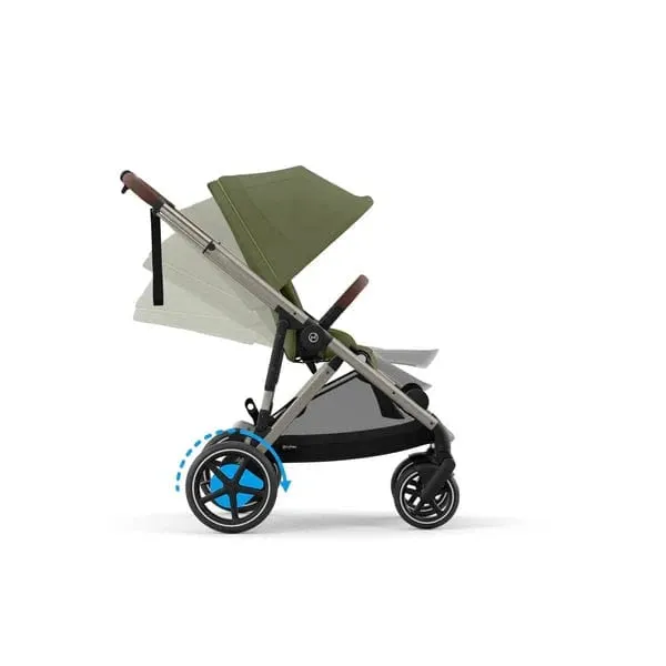 Cybex eGazelle S, Cloud G Travel System - Taupe / Moss Green