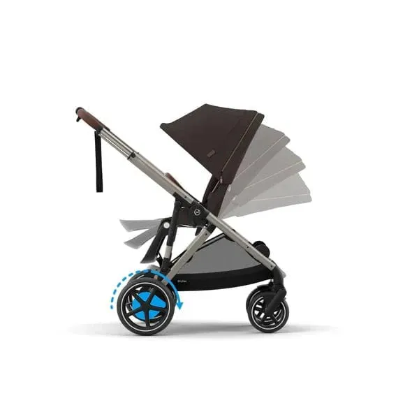Cybex eGazelle S, Cloud T Travel System - Taupe / Chocolate Brown