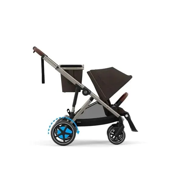 Cybex eGazelle S, Cloud T Travel System - Taupe / Chocolate Brown