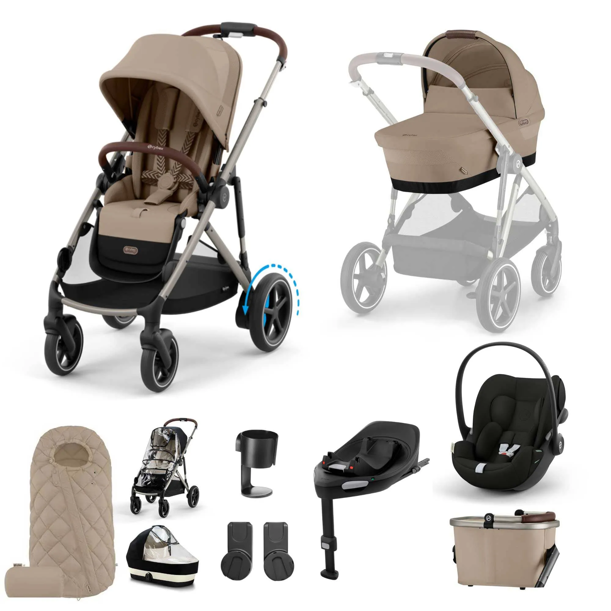 Cybex eGazelle S Luxury Kit - Almond Beige