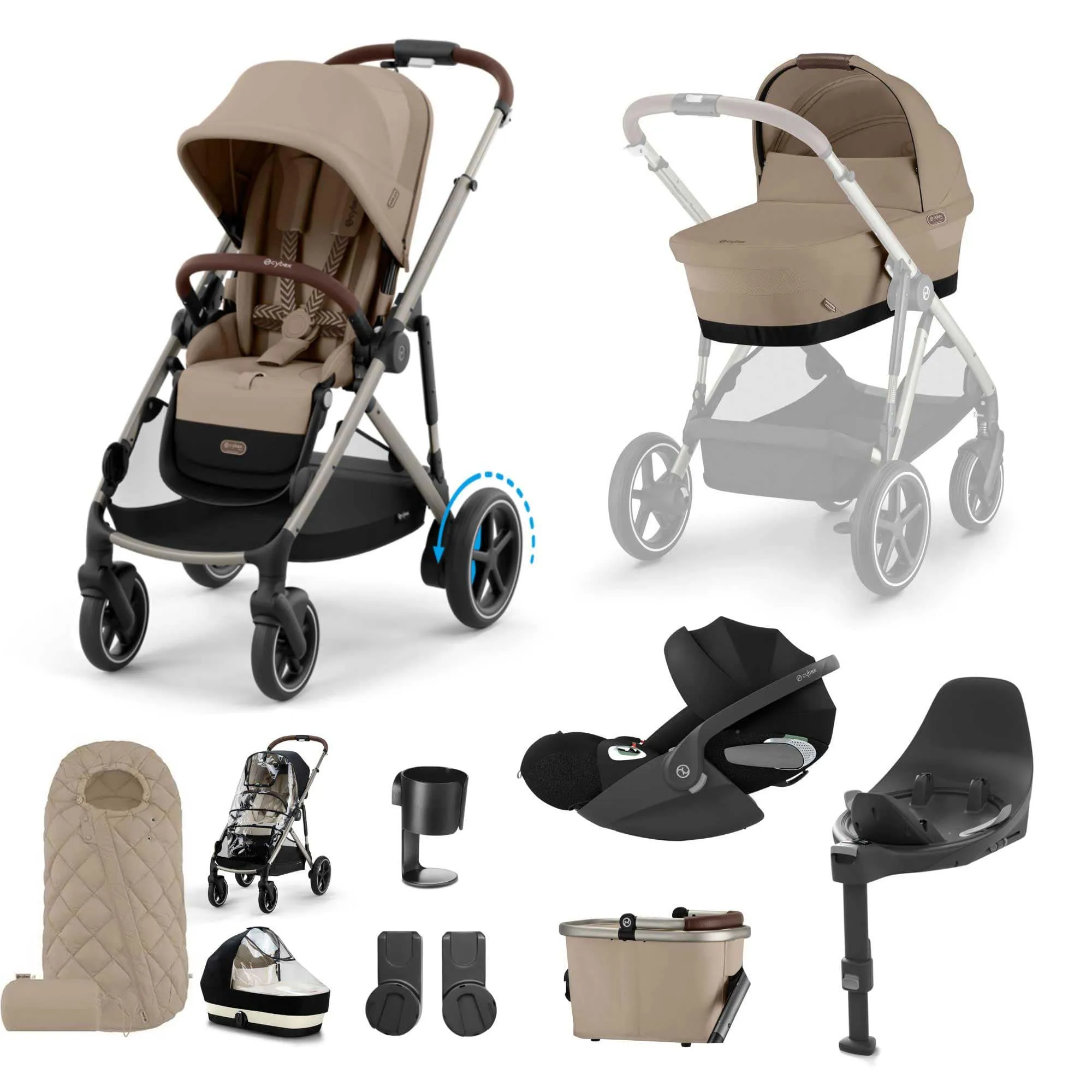 Cybex eGazelle S Luxury Kit - Almond Beige