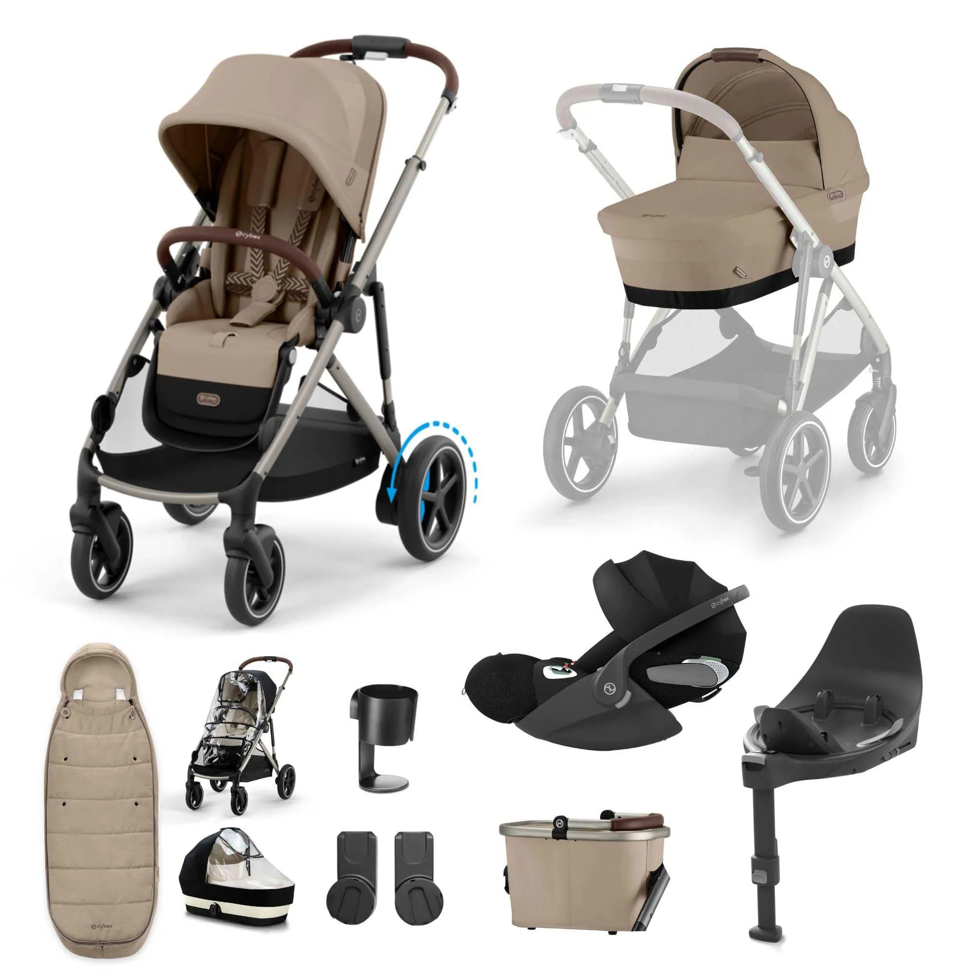 Cybex eGazelle S Luxury Kit - Almond Beige