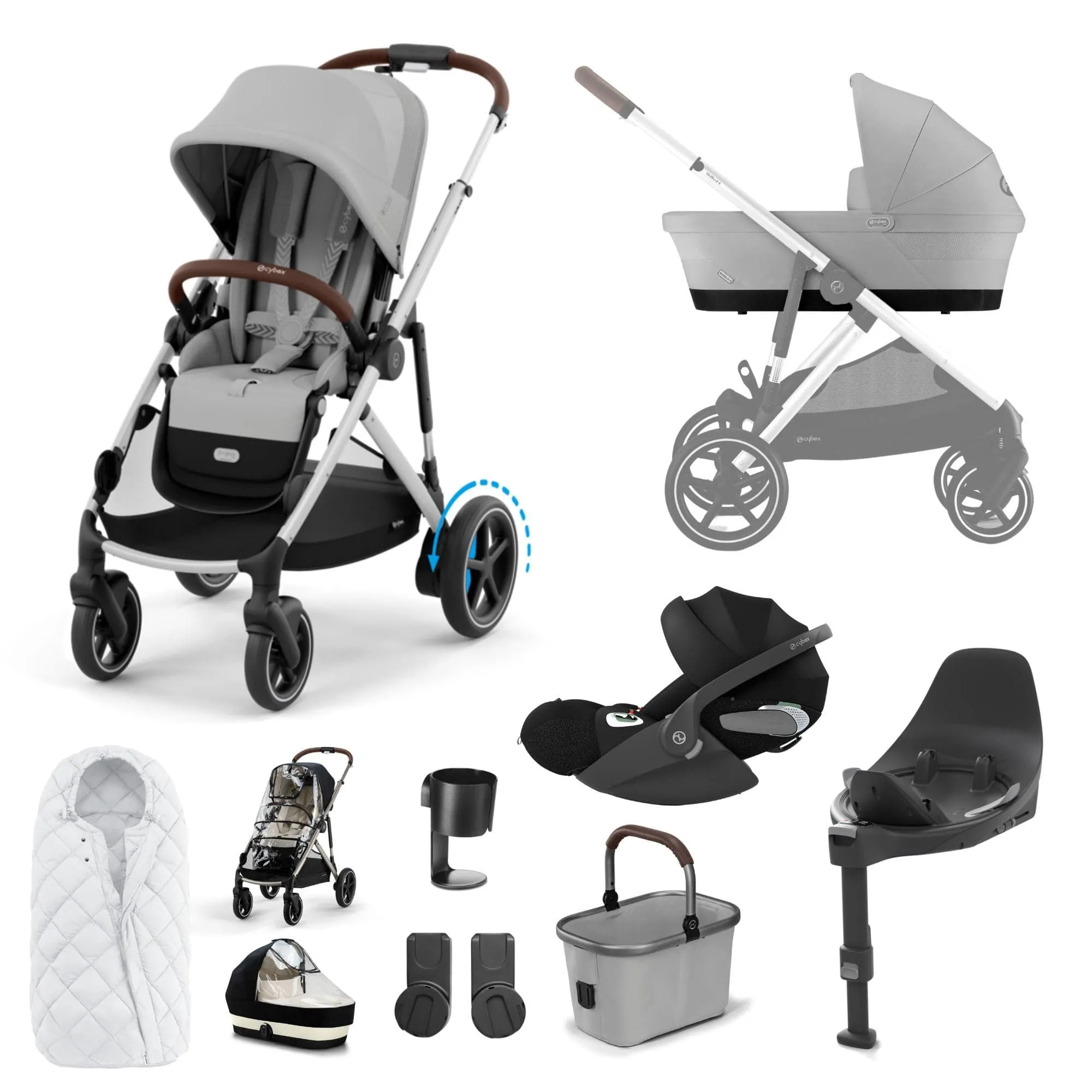 Cybex eGazelle S Luxury Kit - Stone Grey