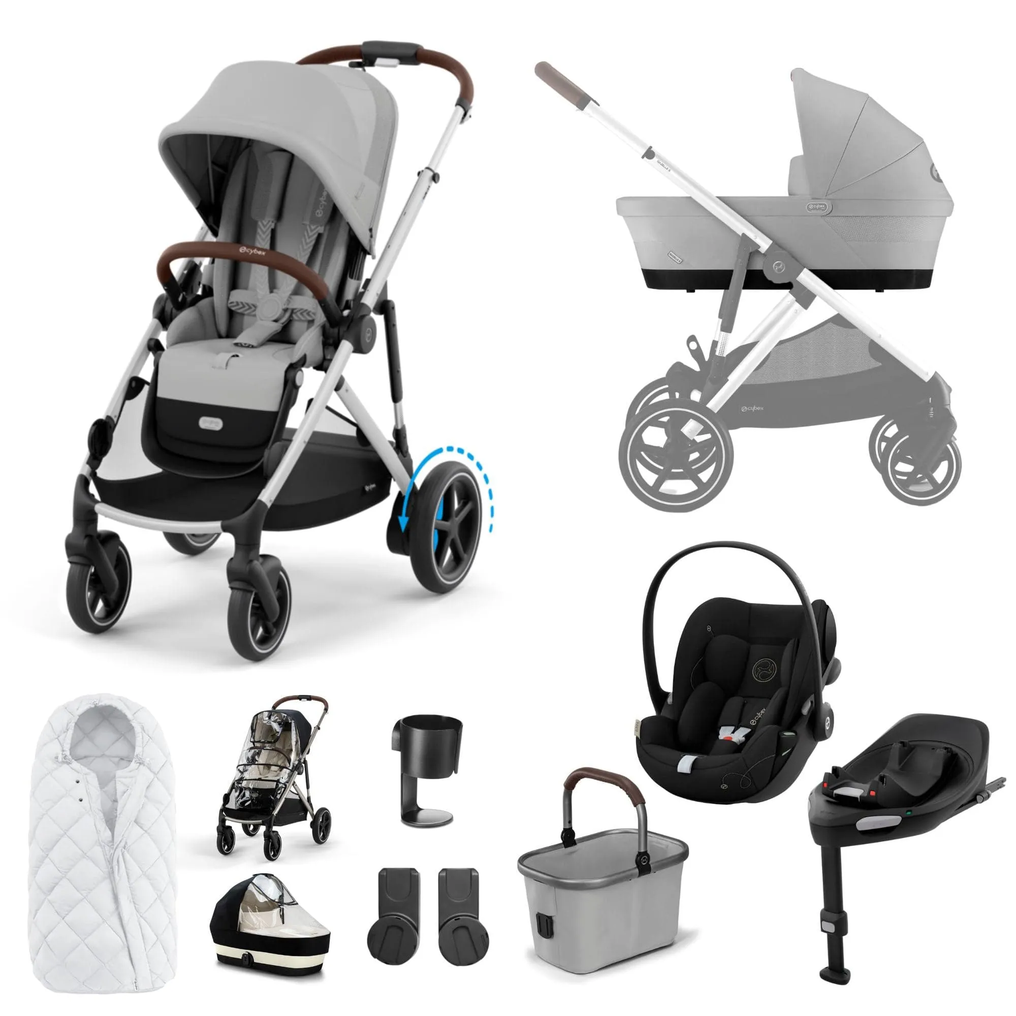 Cybex eGazelle S Luxury Kit - Stone Grey