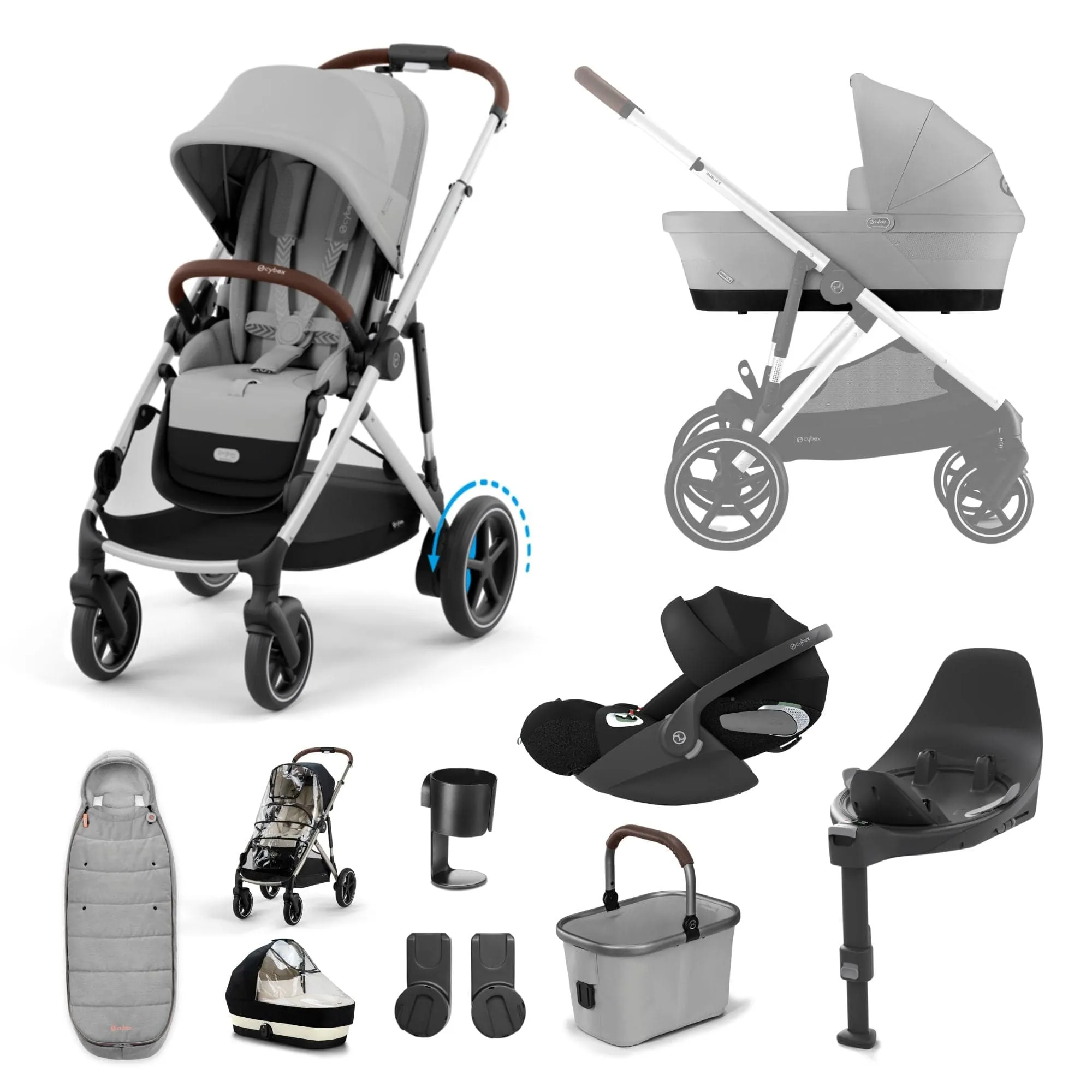 Cybex eGazelle S Luxury Kit - Stone Grey
