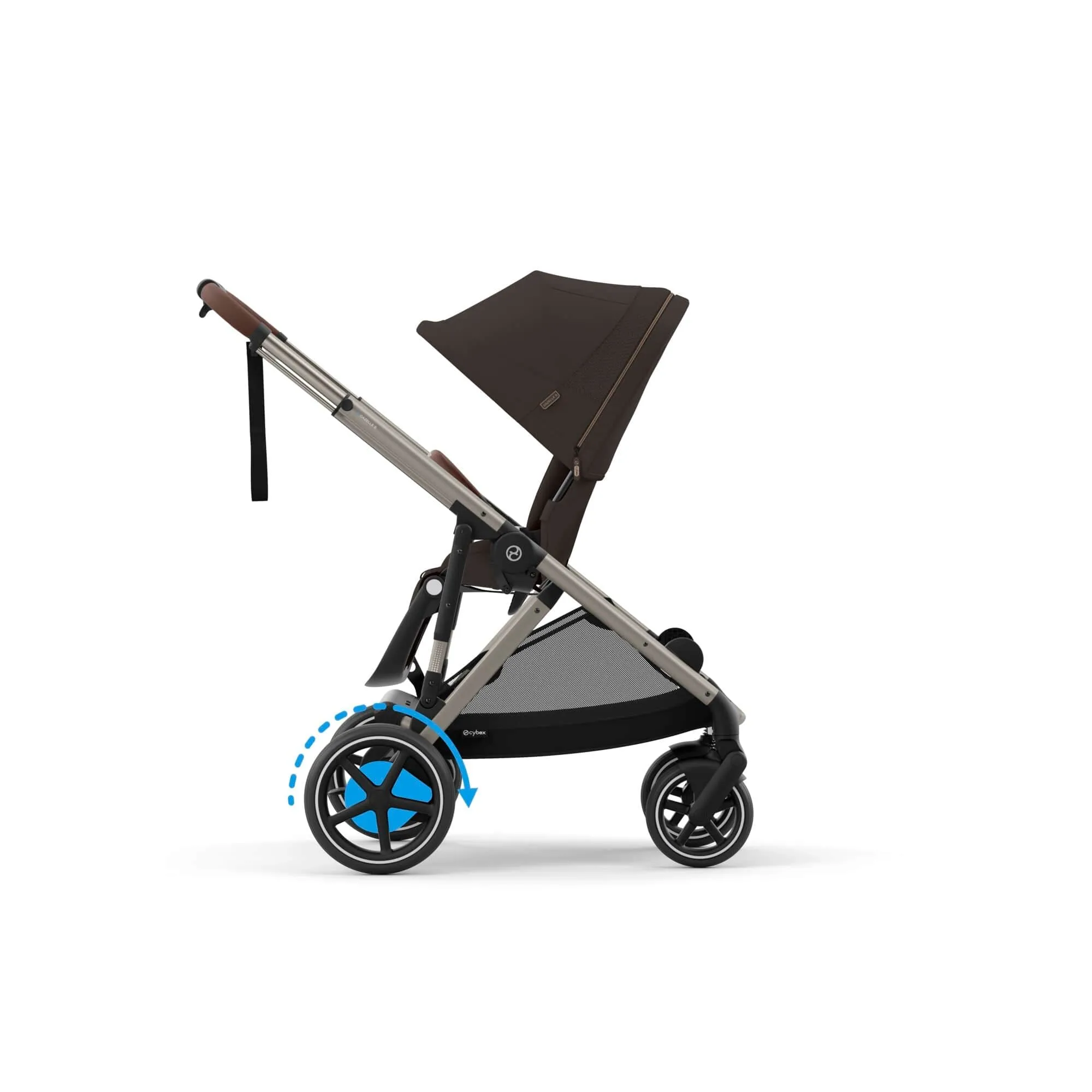 Cybex eGazelle S Pushchair - Taupe/Chocolate Brown