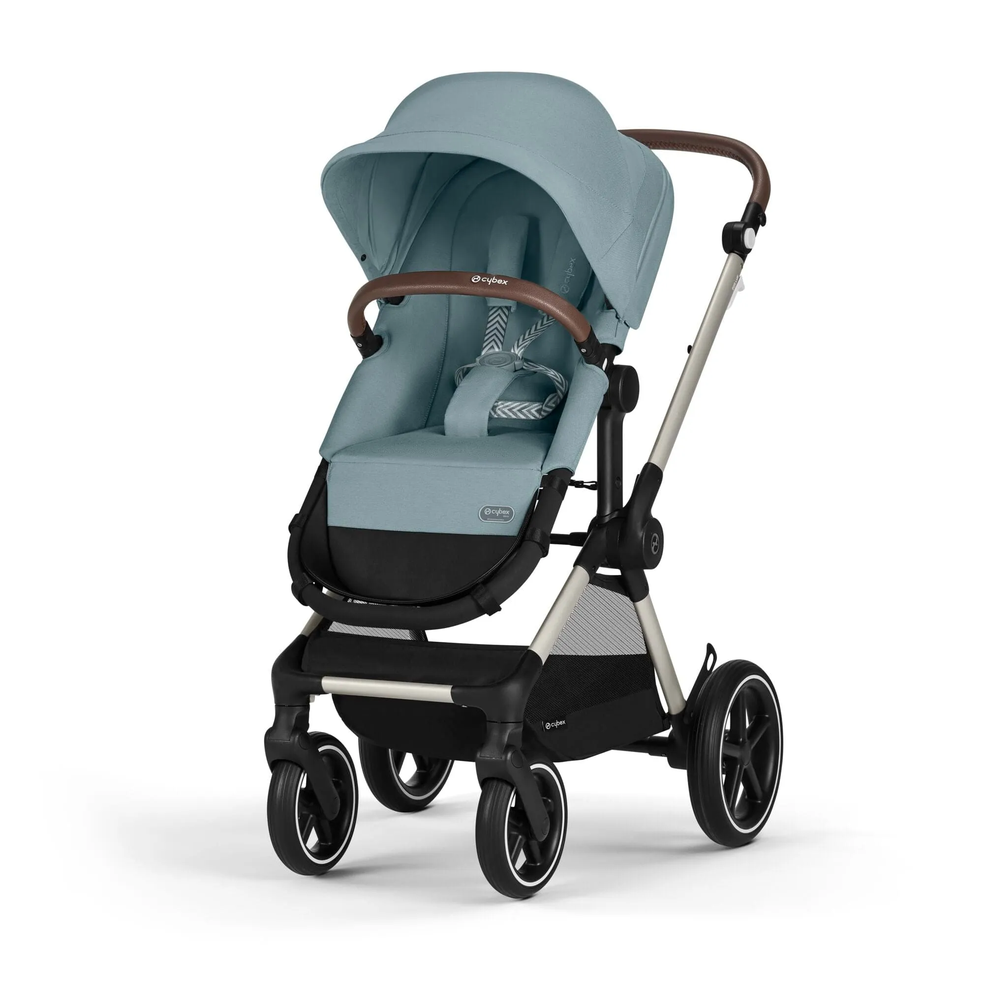Cybex Eos Lux Comfort 9 Piece Bundle - Stormy Blue