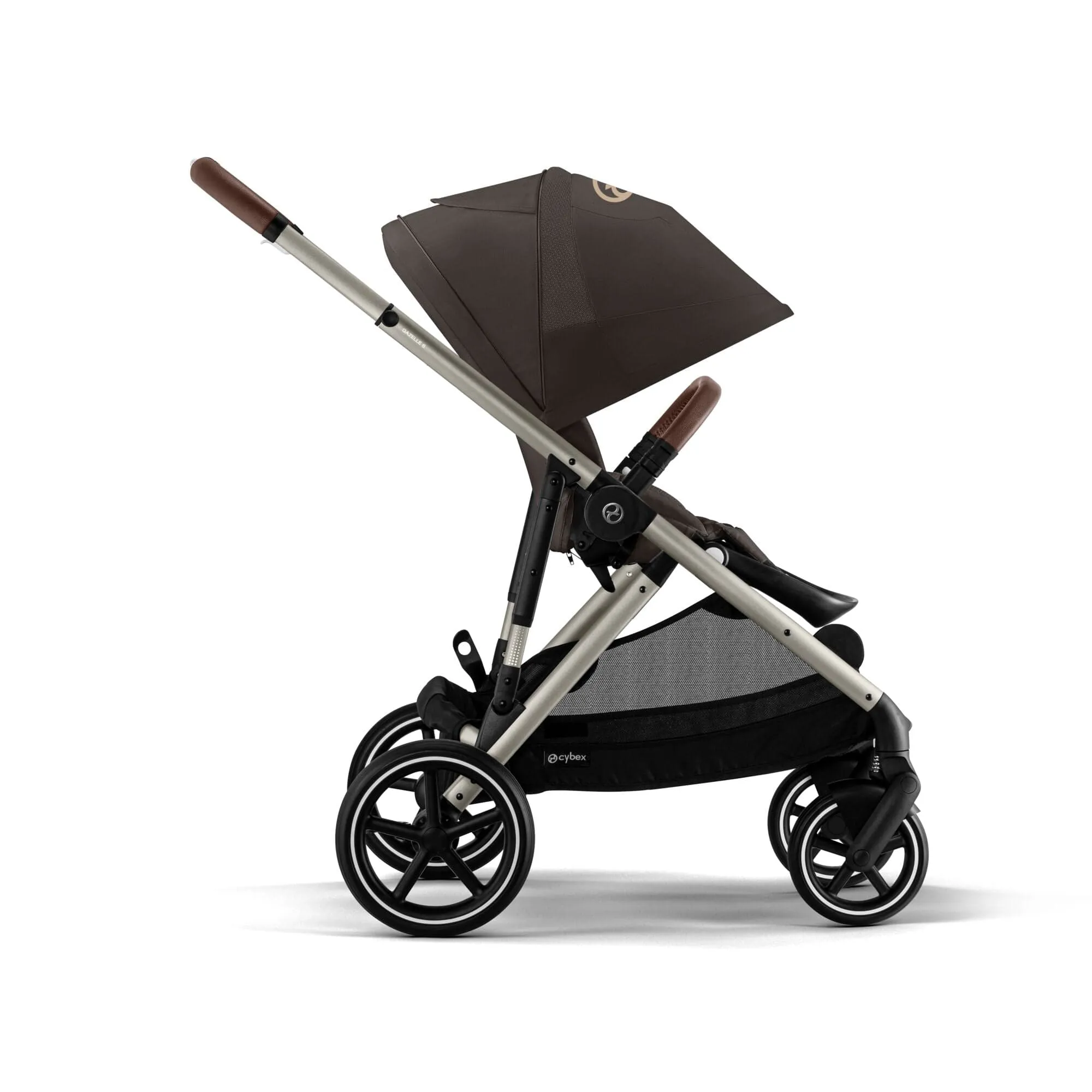 Cybex Gazelle S (Cloud G) Travel System - Taupe / Chocolate Brown