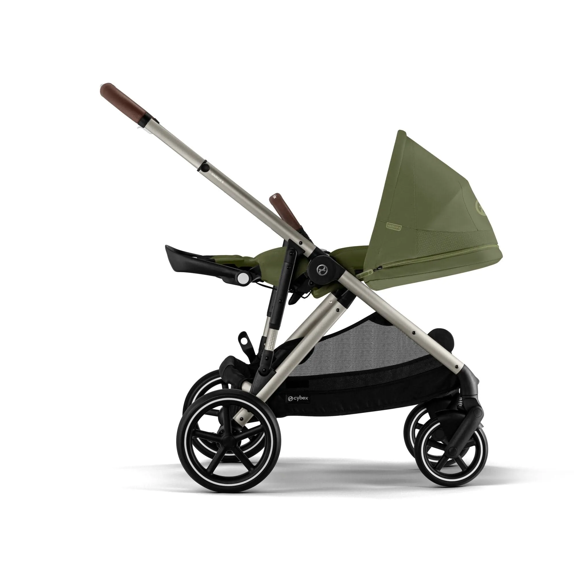 Cybex Gazelle S (Cloud G) Travel System - Taupe / Moss Green