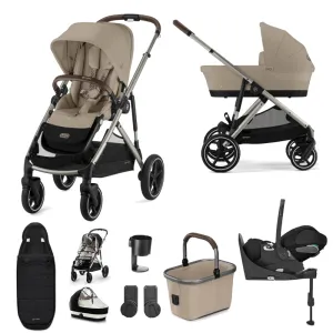 Cybex Gazelle S Cloud T Travel System - Taupe / Almond Beige