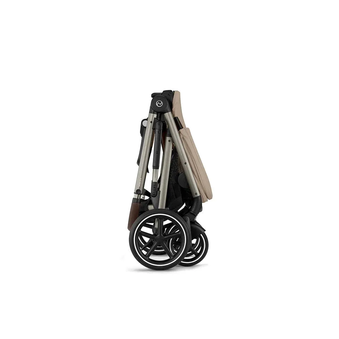 Cybex Gazelle S Double Pushchair - Almond Beige