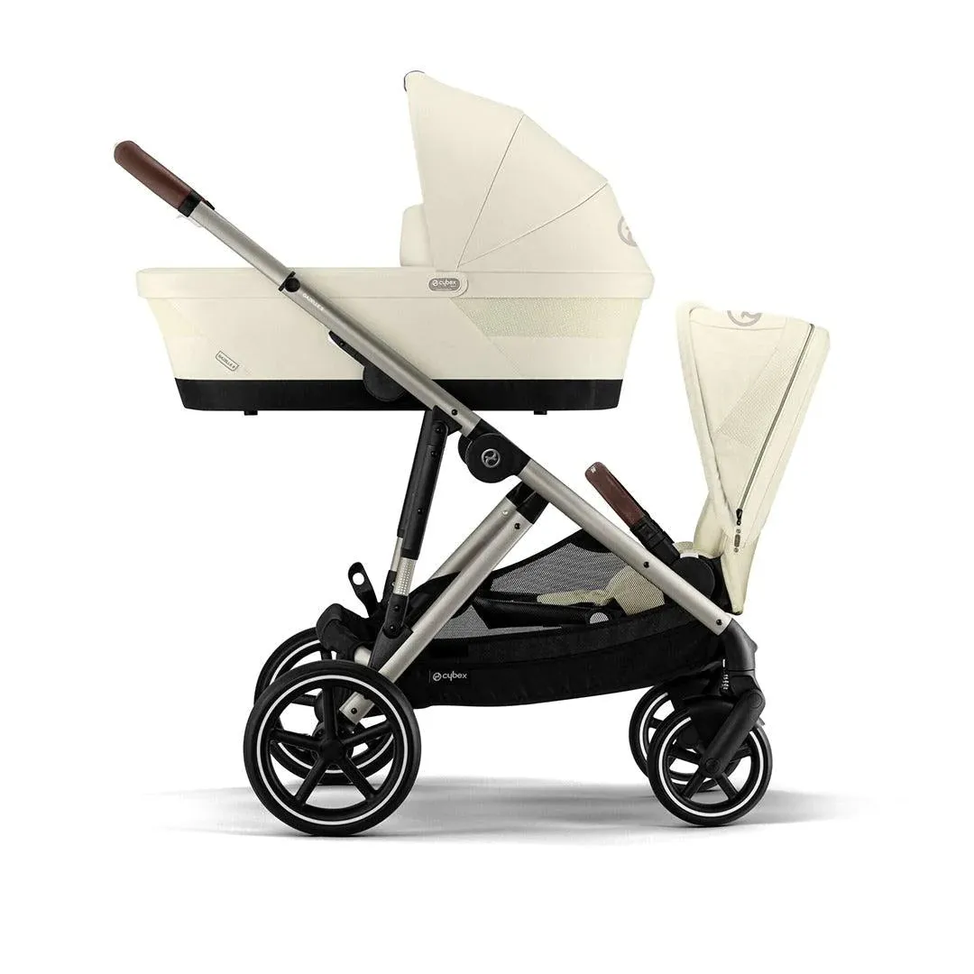 Cybex Gazelle S Double Pushchair - Seashell Beige