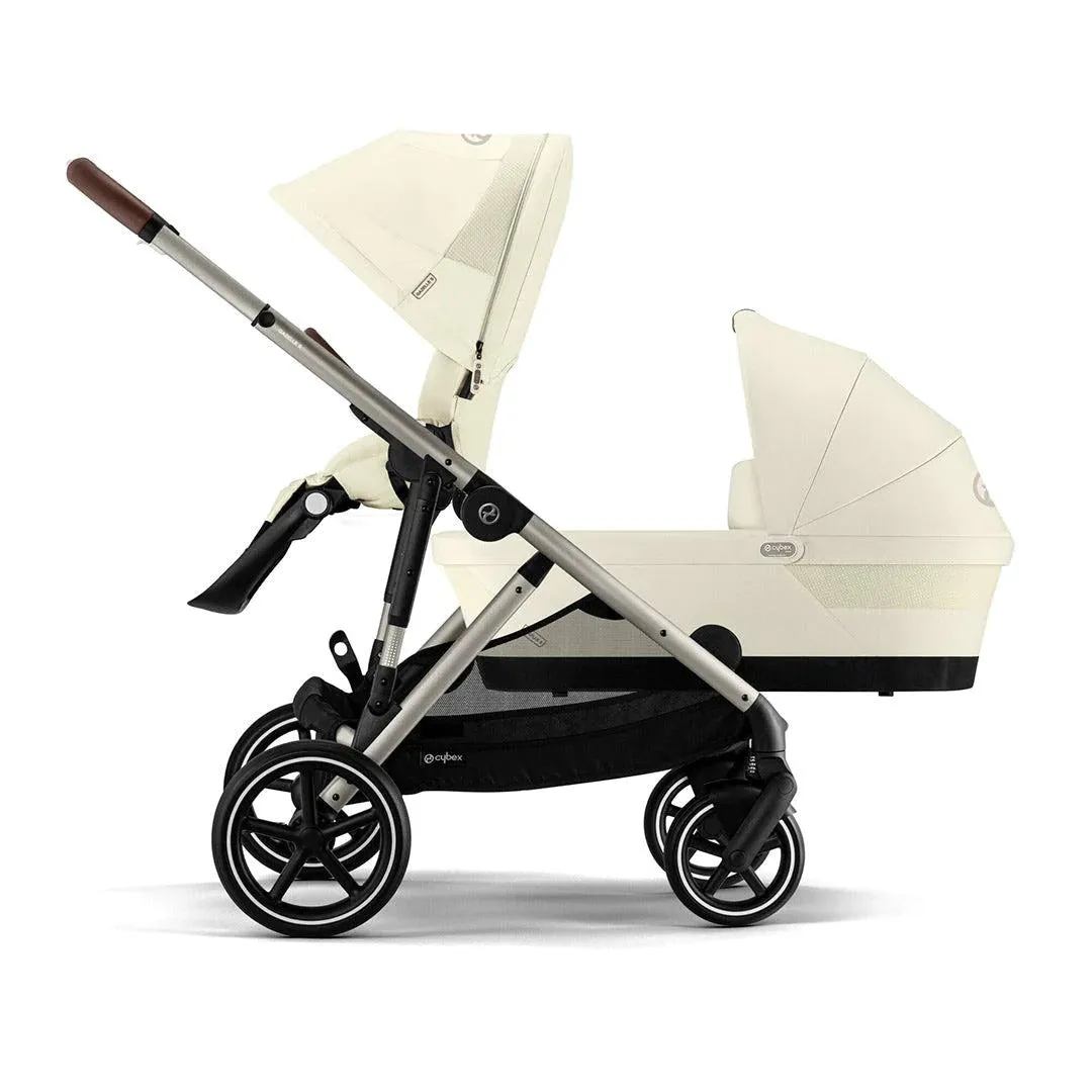 Cybex Gazelle S Double Pushchair - Seashell Beige