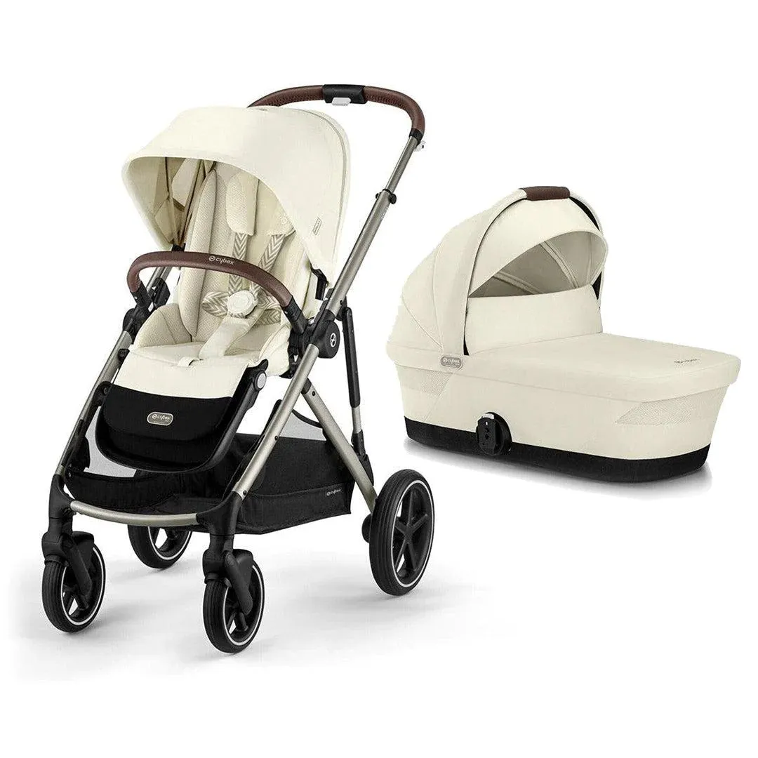 Cybex Gazelle S Double Pushchair - Seashell Beige