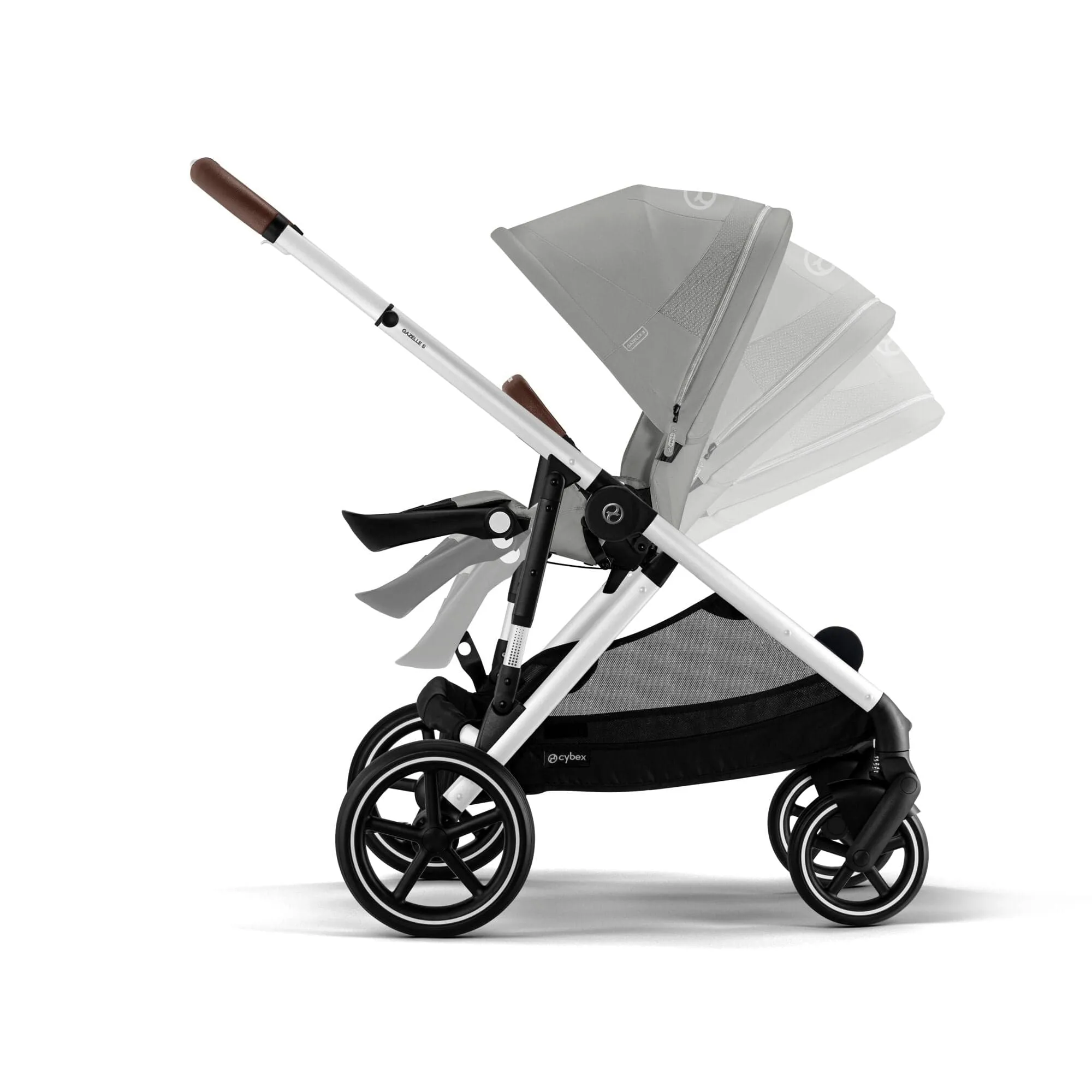 Cybex Gazelle S Luxury Bundle - Silver/Stone Grey