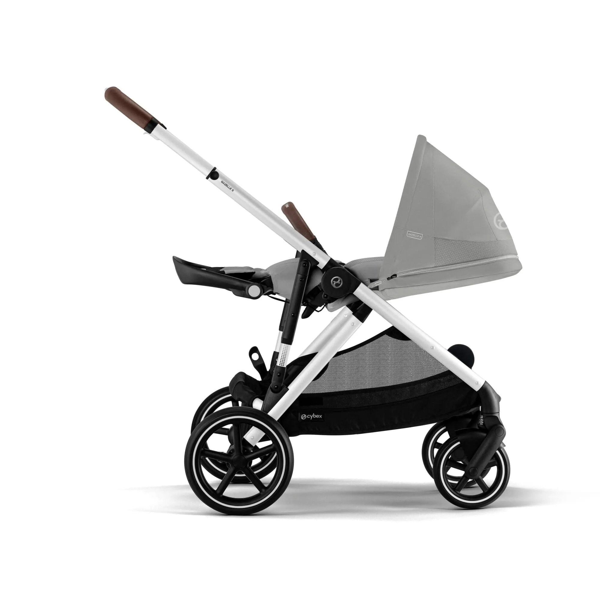 Cybex Gazelle S Luxury Bundle - Silver/Stone Grey
