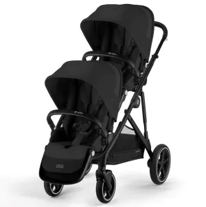 Cybex Gazelle S Tandem Pushchair - Black / Moon Black