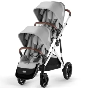 Cybex Gazelle S Tandem Pushchair - Silver / Lava Grey