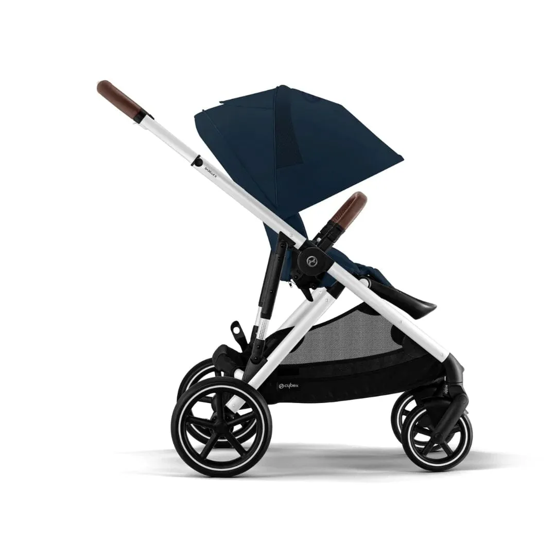 Cybex Gazelle S Tandem Pushchair - Silver / Ocean