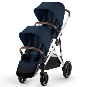 Cybex Gazelle S Tandem Pushchair - Silver / Ocean