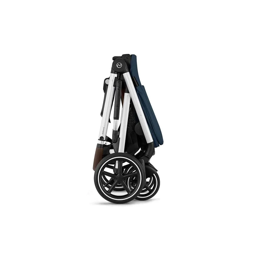 Cybex Gazelle S Tandem Pushchair - Silver / Ocean