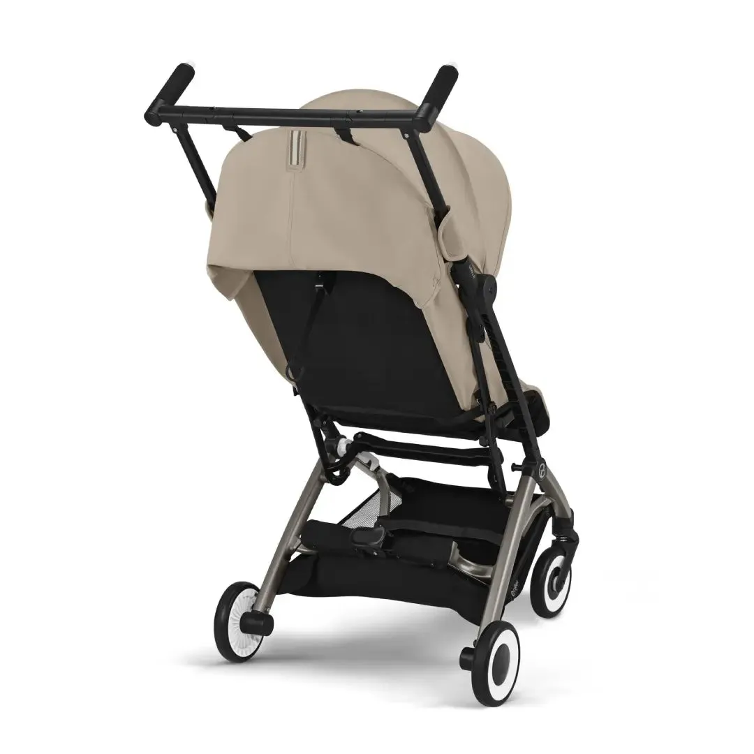 Cybex Libelle Compact Stroller - Almond Beige - Taupe Frame
