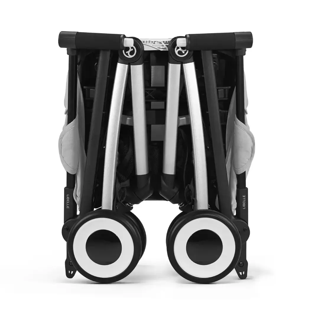 Cybex Libelle Compact Stroller - Fog Grey - Silver Frame