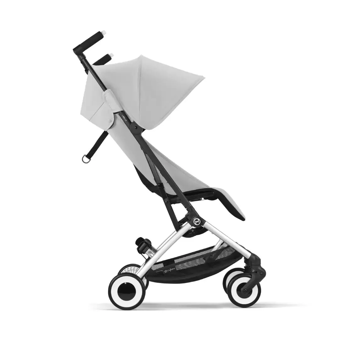 Cybex Libelle Compact Stroller - Fog Grey - Silver Frame