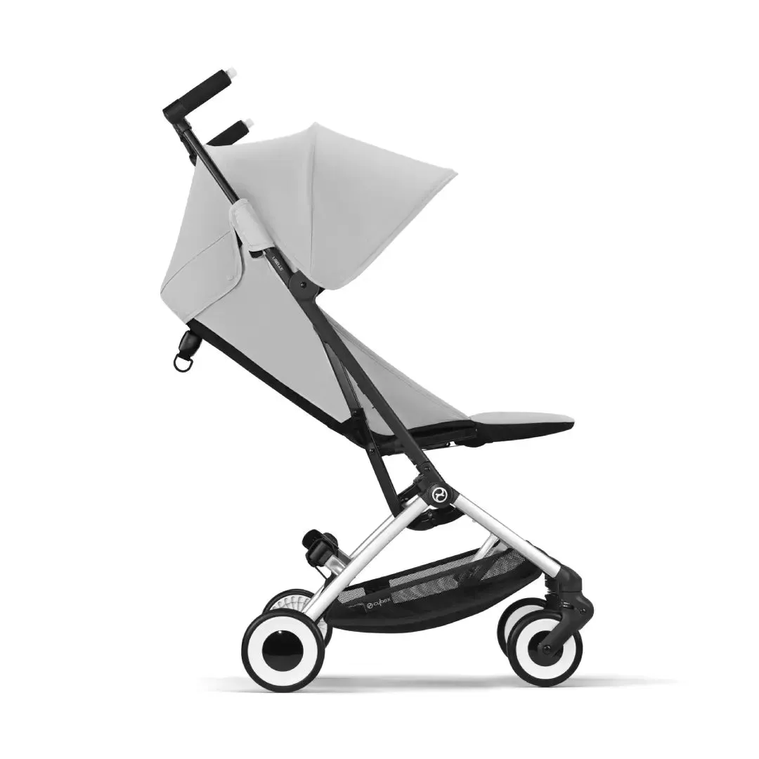 Cybex Libelle Compact Stroller - Fog Grey - Silver Frame