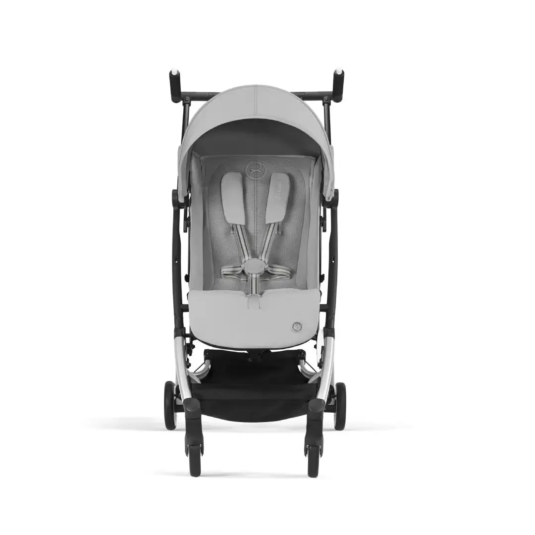 Cybex Libelle Compact Stroller - Fog Grey - Silver Frame