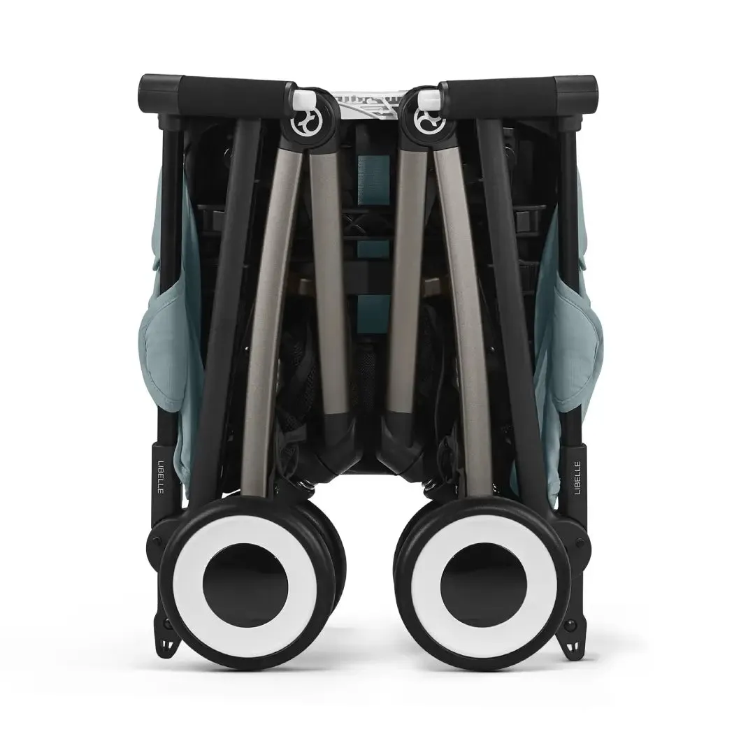 Cybex Libelle Compact Stroller - Stormy Blue - Taupe Frame