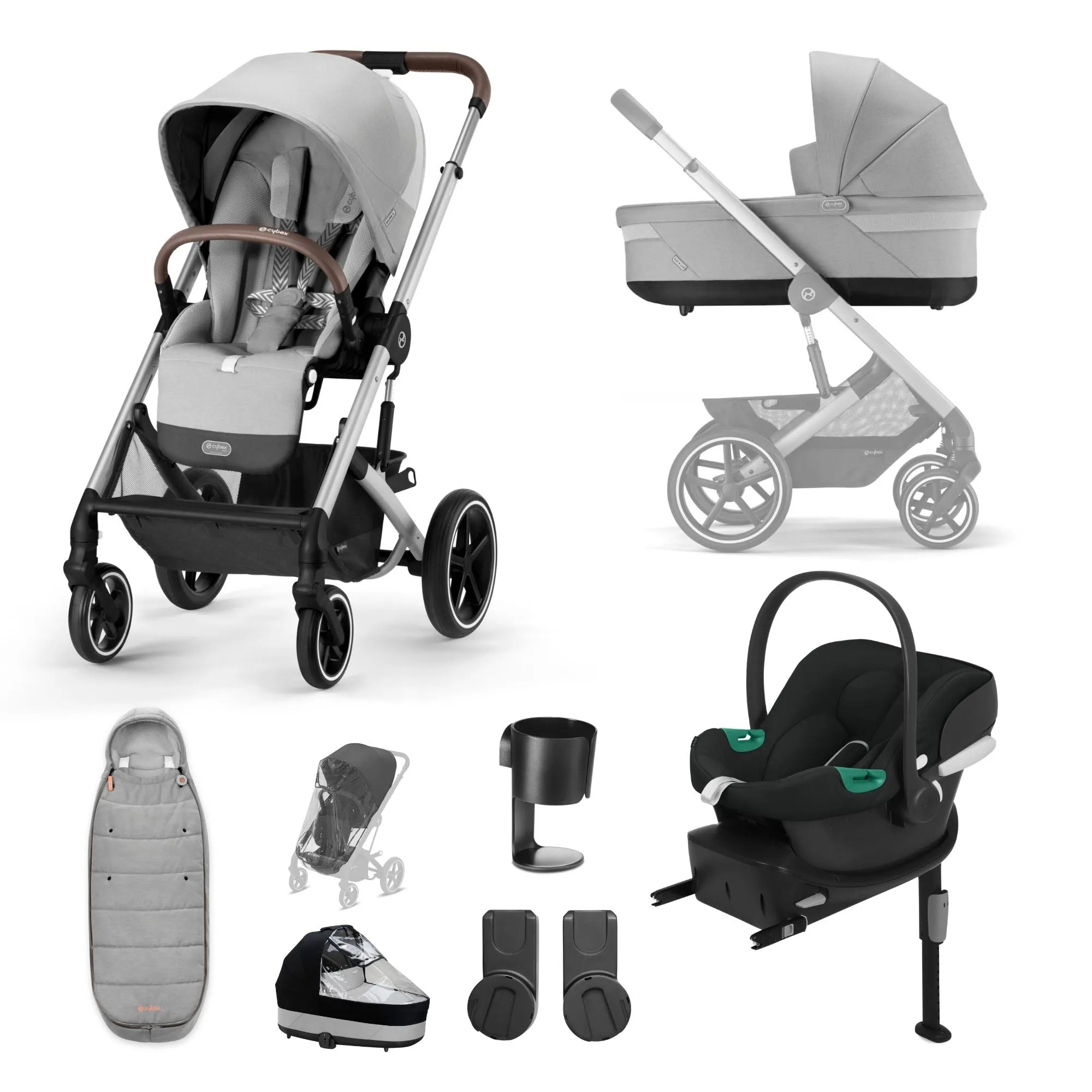 Cybex, New Balios S Lux 10 Piece Bundle w/ Aton B2
