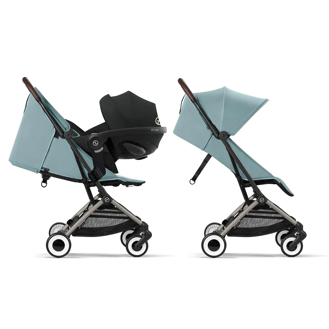 Cybex Orfeo Pushchair - Stormy Blue - Taupe Frame