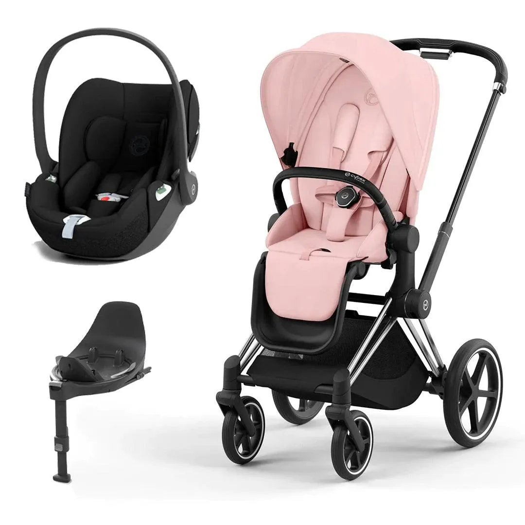 Cybex Priam Cloud T Travel System - Peach Pink